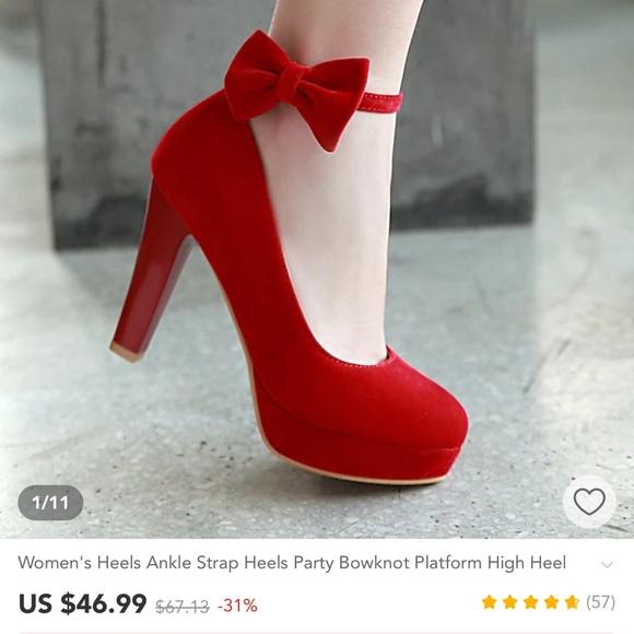 Red Light In The Box Heels - Picture 2 of 2